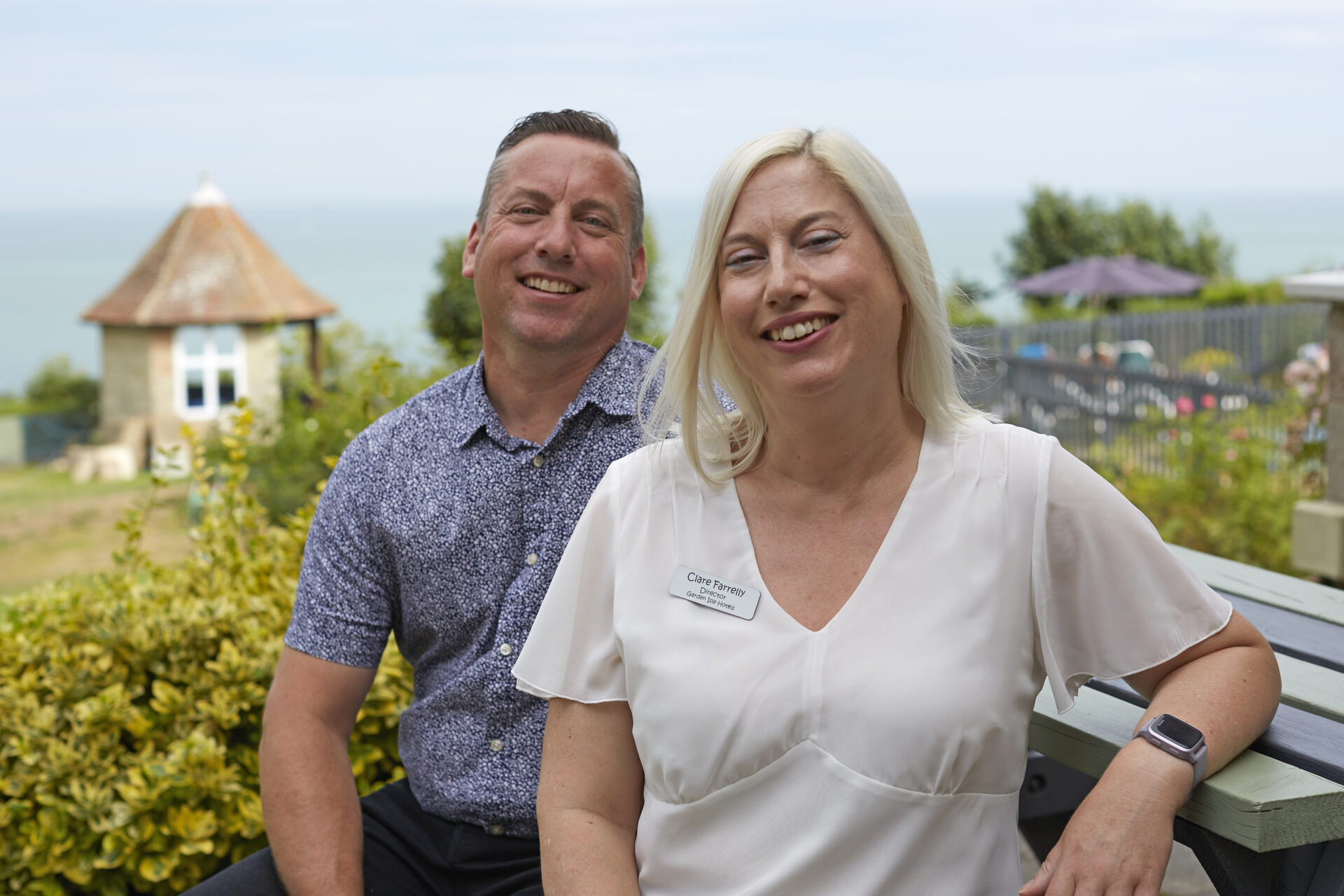 Clare and Steve, Luccombe Hotels, Isle of Wight